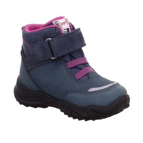 DIEVČENSKÉ ZIMNÉ TOPÁNKY GLACIER GTX, SUPERFIT, 1-009227-8030, MODRÁ