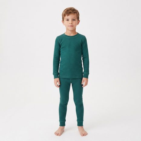 LENJERIE FUNCȚIONALĂ CU USCARE RAPIDĂ PENTRU BĂIEȚI - SET TRICOU ȘI PANTALONI PD1174-02 VERDE