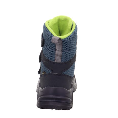 CHLAPČENSKÉ ZIMNÉ TOPÁNKY SNOW MAX BLUE/LIGHT GREEN GTX SUPERFIT 1-002023-8050