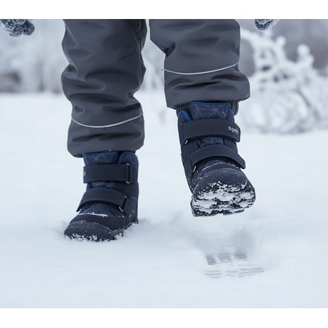 GYERMEK TÉLI CSIZMA HUSKY BLUE GORE-TEX, SUPERFIT, 1-006080-8000, KÉK