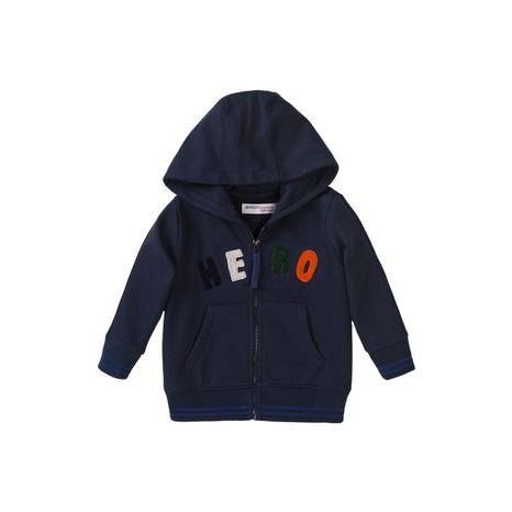 HANORAC CU GLUGĂ PENTRU BĂIEȚI CU GLUGĂ LUNGĂ, MINOTI, BEAM 2, ALBASTRU