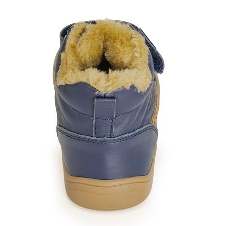 CHLAPECKÉ ZIMNÍ BOTY BAREFOOT TARGO NAVY, PROTETIKA, MODRÁ
