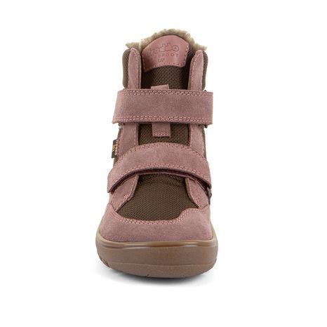 GHETE BAREFOOT DE IARNĂ PENTRU FETE UP HILL WOOL DARK PINK FRODDO G3160262-10