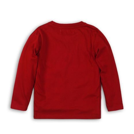 TRIČKO CHLAPČENSKÉ S DLHÝM RUKÁVOM, MINOTI, BW LTEE 14, ČERVENÁ