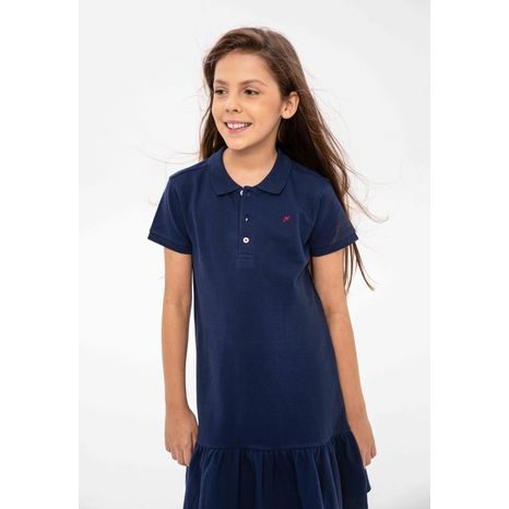 ŠATY DÍVČÍ POLO, MINOTI, 14POLO 4, HOLKA