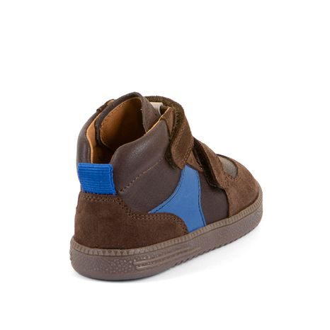 CHLAPČENSKÉ CELOROČNÉ KOŽENÉ ČLENKOVÉ BAREFOOT TOPÁNKY LOOP HIGH-TOPS BROWN FRODDO G2110157-1