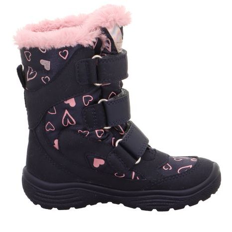 DÍVČÍ ZIMNÍ BOTY CRYSTAL BLUE/PINK GORE-TEX, SUPERFIT,1-009090-8020