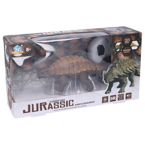 DINO ANKYLOSAURUS RC TELECOMANDĂ 24 CM, WIKY RC, W013303