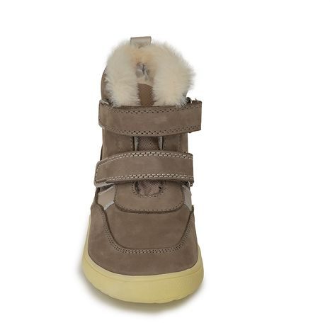 DÍVČÍ ZIMNÍ BAREFOOT BOTY KESY TAUPE, PROTETIKA, ŠEDÁ