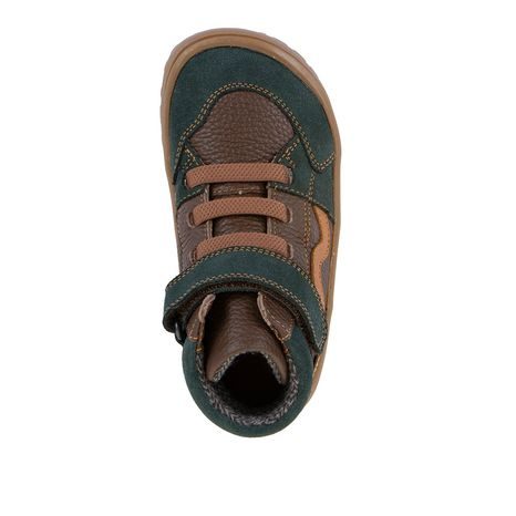 CHLAPČENSKÉ CELOROČNÉ ČLENKOVÉ BAREFOOT TOPÁNKY TEX GO BROWN+ FRODDO G3110265-17
