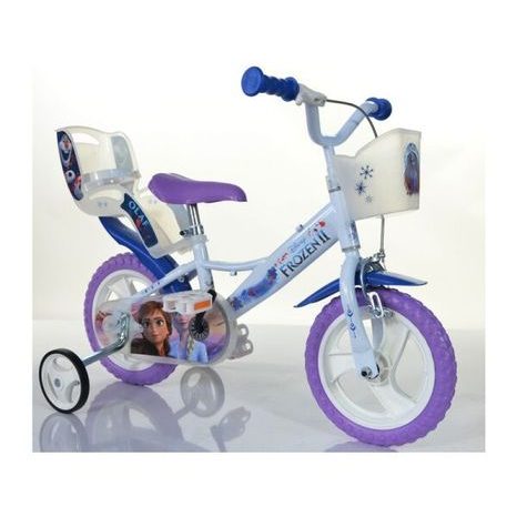 BABABICIKLI BABAÜLÉSSEL ÉS KOSÁRRAL FROZEN 2, DINO BIKES, W012699