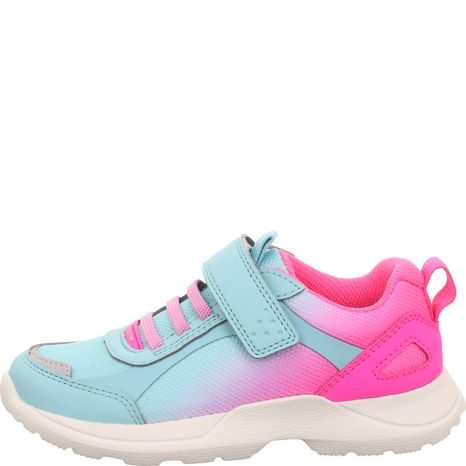 RUSH LIGHT GREEN/PINK SUPERFIT GIRLS TRAINERS 1-000211-7510 VERDE