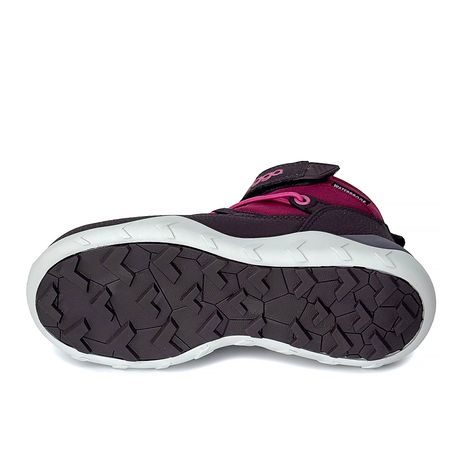 DĚTSKÉ ZIMNÍ BAREFOOTOVÉ BOTY S MEMBRÁNOU BUGGA CHRIS BURGUNDY B00190-16