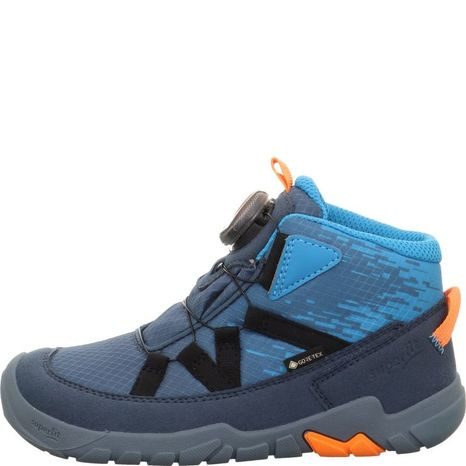 CHLAPECKÁ CELOROČNÍ OBUV  SUPERFIT BAREFIT TRACE GTX BLUE/TURQUOISE 1-006040-8000