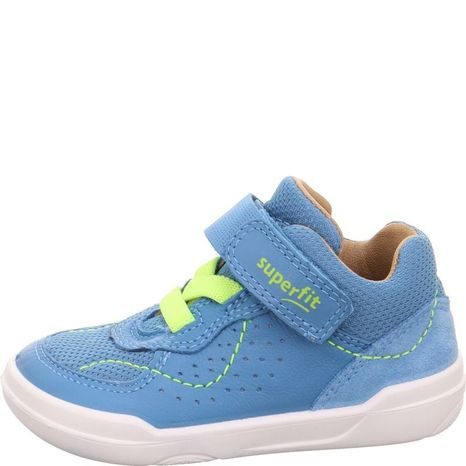 CHLAPČENSKÉ BAREFOOT TENISKY SUPERFREE LIGHT BLUE/YELLOW SUPERFIT 1-000529-8400