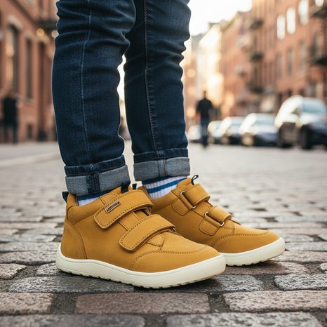 CHLAPECKÉ CELOROČNÍ BOTY BAREFOOT DERIL BEIGE, PROTETIKA, BÉŽOVÁ