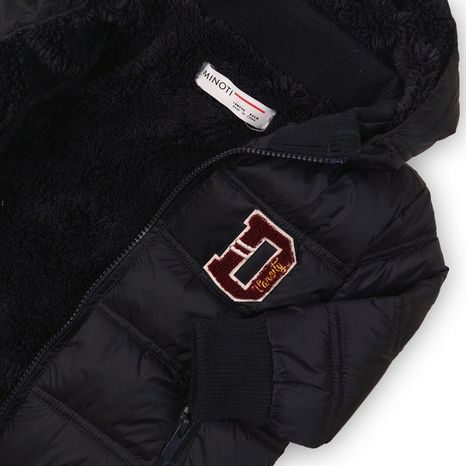 BUNDA CHLAPECKÁ ZIMNÍ PUFFA, MINOTI, SCHOOL 11, NAVY