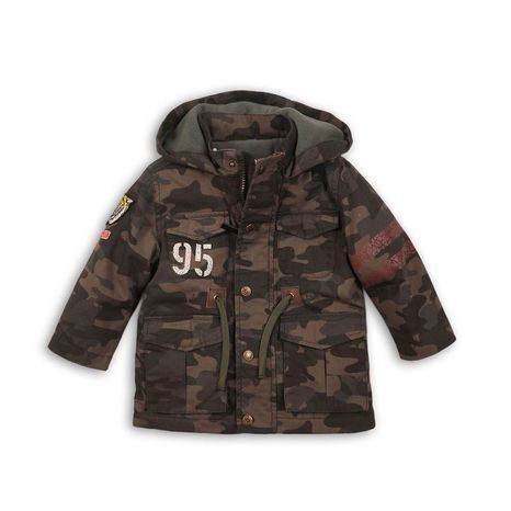 Geacă Parka de camuflaj pentru băieți, Minoti, TIGER 11, kaki