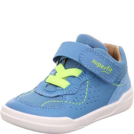 CHLAPČENSKÉ BAREFOOT TENISKY SUPERFREE LIGHT BLUE/YELLOW SUPERFIT 1-000529-8400