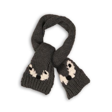 Eșarfă tricotată de iarnă, Minoti, LIMIT 22, gri