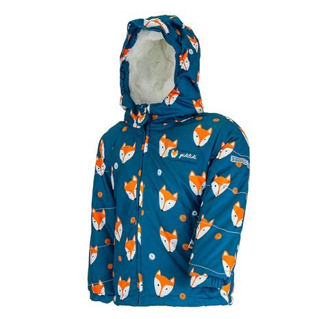 CHLAPČENSKÁ ZIMNÁ BUNDA S KOŽUŠINOU, PIDILIDI, PD1143-04, MODRÁ