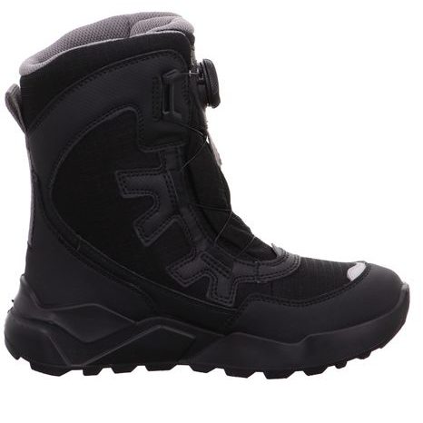 CHLAPECKÉ ZIMNÍ BOTY ROCKET BLACK/GRAY GORE-TEX, SUPERFIT , 1-000403-0000, ČERNÁ