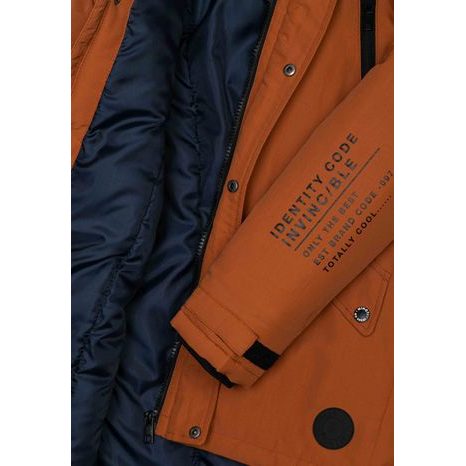 FIÚK KABÁT PARKA, MINOTI, DOORS 3, BARNA