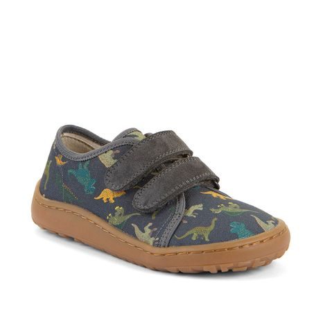 CHLAPČENSKÉ PLÁTENÉ BAREFOOT TENISKY CANVAS GREY+ FRODDO G1700440-31
