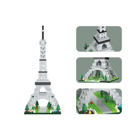 KOCO STAVEBNICE EIFFELOVA VĚŽ 538 DÍLKŮ 12X8X21 CM, KOCO, W039585