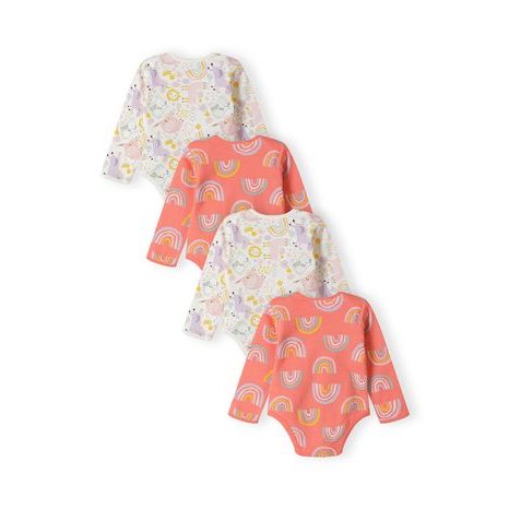 BODY KOJENECKÉ 4PACK, MINOTI, 16MBABAY 9, RŮŽOVÁ