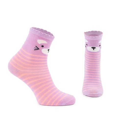 VESELÉ PONOŽKY FUNNY DÍVČÍ - 3PACK, PIDILIDI, PD0135-01, HOLKA