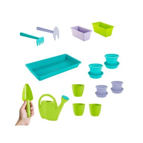 Set pro děti s květináči, truhl. candy mix, Plastkon, W022855