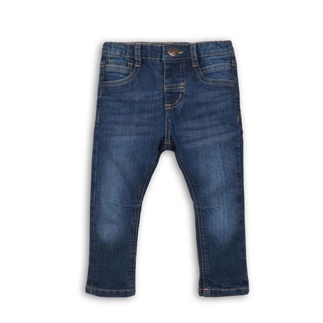 Kalhoty chlapecké džínové s elastenem, Minoti, REAL 4, modrá 