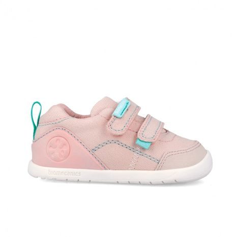 DIEVČENSKÉ BAREFOOT PLÁTENÉ TENISKY LONA BASICA ROSA BIOMECANISC 262190-E032