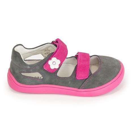 sandale pentru fete Barefoot TERY FUXIA, Protetika, fuchsia 
