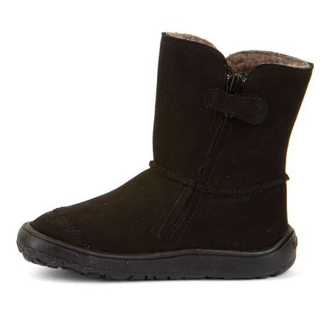 DĚTSKÉ ZIMNÍ BAREFOOT BOTY TEX SUEDE BLACK  G3160250-7