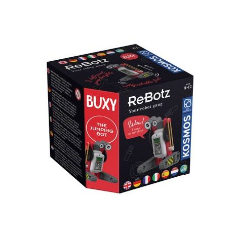 KRABICE S ROBOTEM BUXY A QR KÓDEM PRO STAŽENÍ ČESKÉHO NÁVODU