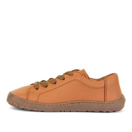 DĚTSKÉ CELOROČNÍ BAREFOOT TENISKY LACES COGNAC FRODDO G3130257 - HNĚDÁ