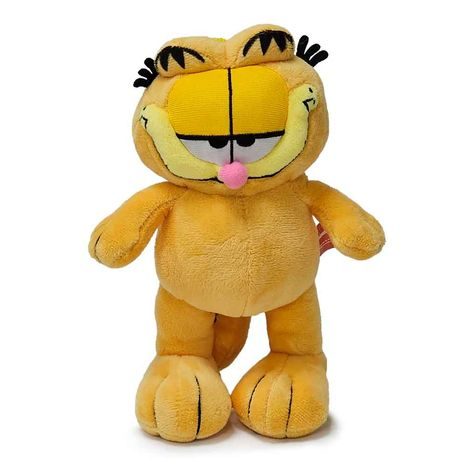 ORANŽOVÝ PLYŠOVÝ KOCOUR GARFIELD O VÝŠCE 22 CM S TYPICKÝM VÝRAZEM