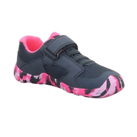 DÍVČÍ CELOROČNÍ BOTY BAREFIT TRACE, SUPERFIT, 1-006030-8020, TMAVĚ MODRÁ