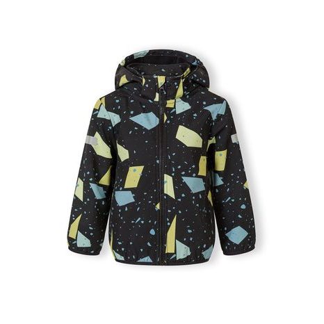 CHLAPČENSKÁ SOFTSHELLOVÁ BUNDA MINOTI 29COAT208 MODRÁ