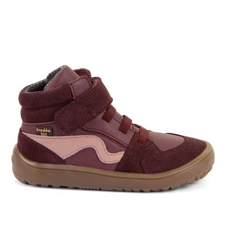 DIEVČENSKÉ CELOROČNÉ ČLENKOVÉ BAREFOOT TOPÁNKY TEX GO BORDEAUX FRODDO G3110265-20