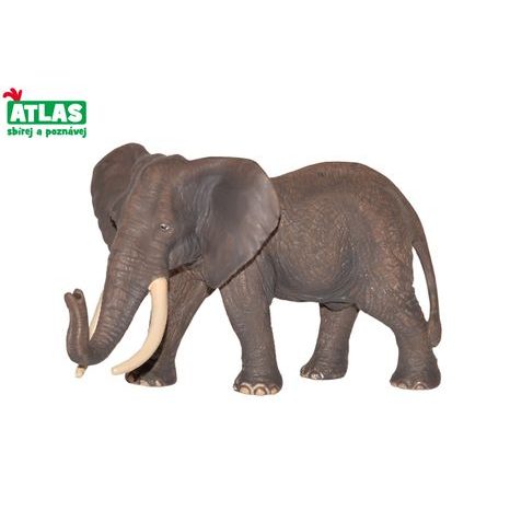 E - Figurină Elefant African 16cm, Atlas, W101804