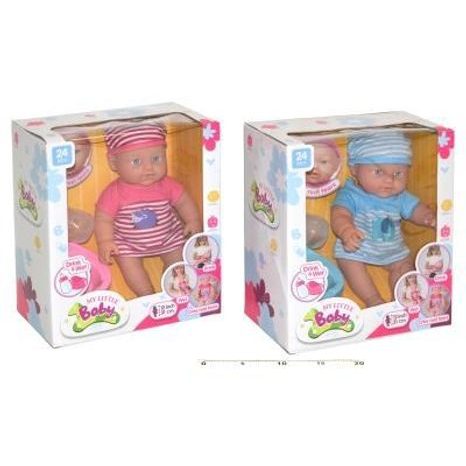 PLAKAJÍCÍ A ČŮRAJÍCÍ MIMINKO 31 CM, WIKY, 105179