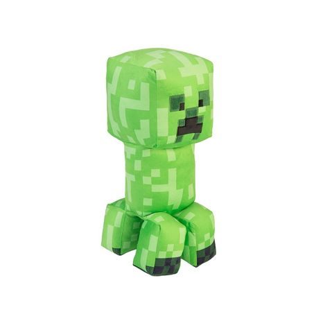 VELKÝ PLYŠOVÝ MINECRAFT CREEPER O VÝŠCE 44 CM V SYTĚ ZELENÉ BARVĚ