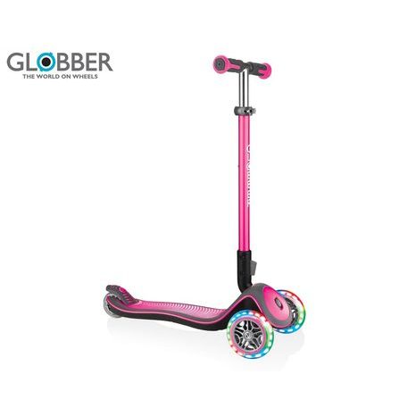 Scooter Elite Deluxe Lumini de adâncime roz, GlBber, W012673