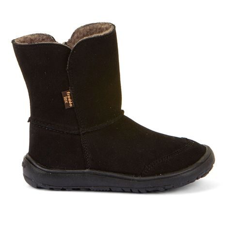 DĚTSKÉ ZIMNÍ BAREFOOT BOTY TEX SUEDE BLACK  G3160250-7