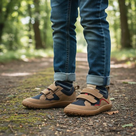 DĚTSKÉ BAREFOOT TENISKY BAZE BEIGE FRODDO G3130271-15