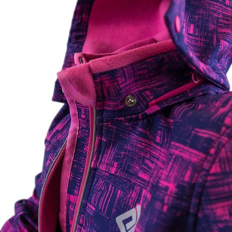 BUNDA SOFTSHELLOVÁ DÍVČÍ S KAPUCÍ, PIDILIDI, PD1089-03, HOLKA