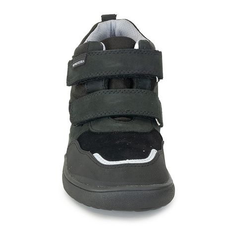 CHLAPČENSKÉ CELOROČNÉ TOPÁNKY S MEMBRÁNOU BAREFOOT BANET BLACK, PROTETIKA, ČIERNA